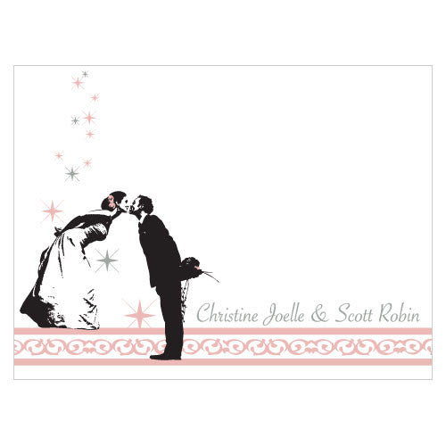 Vintage Hollywood Note Card Lilac