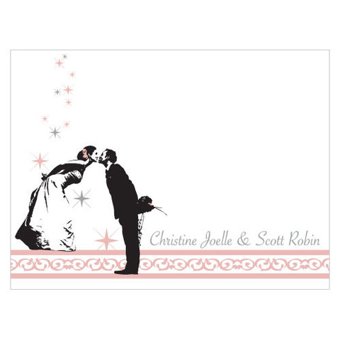 Vintage Hollywood Note Card Lilac