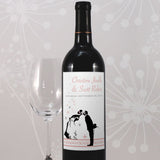 Vintage Hollywood Wine Label Lilac