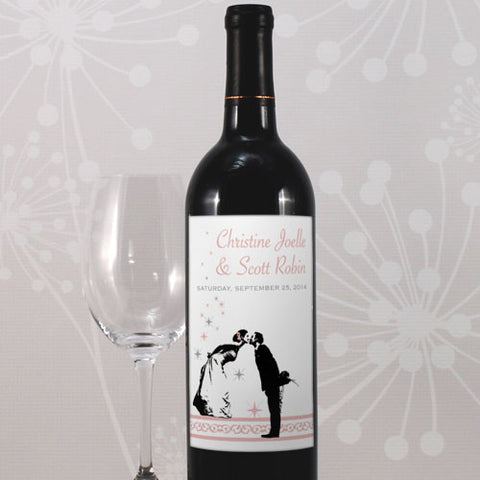 Vintage Hollywood Wine Label Lilac