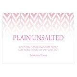 Ikat Large Card Open Format Table Sign Lavender