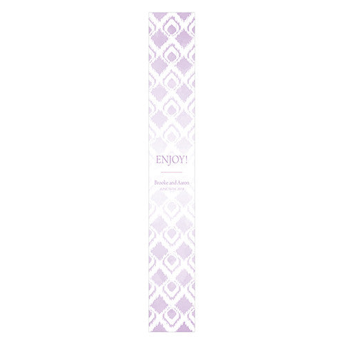 Ikat Favor Box Wrap Lavender