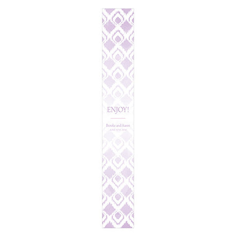 Ikat Favor Box Wrap Lavender
