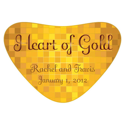 Heart of Gold Heart Container Sticker