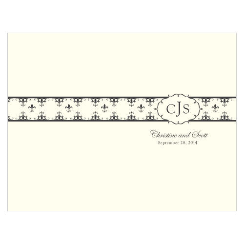 Fleur De Lis Program Royal Blue