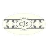 Fleur De Lis Small Cling Royal Blue