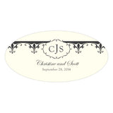 Fleur De Lis Large Cling Royal Blue