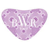 Floral Pattern Heart Container Sticker Lavender