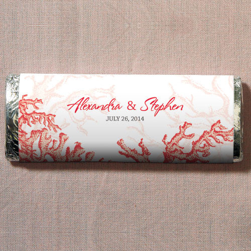 Reef Coral Nut Free Gourmet Milk Chocolate Bar Red
