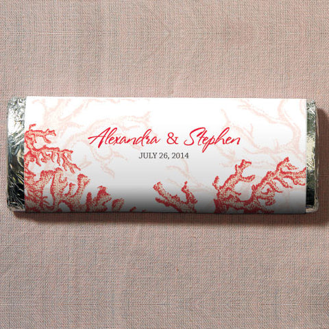 Reef Coral Nut Free Gourmet Milk Chocolate Bar Red