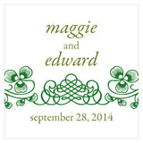 Luck Of The Irish Square Tag Classical Green