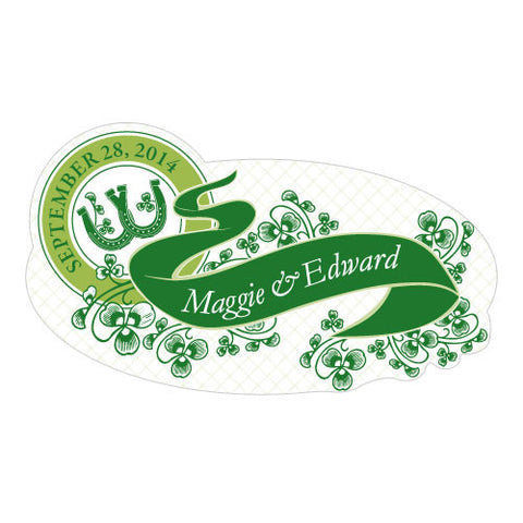 Luck Of The Irish Small Cling Classical Green