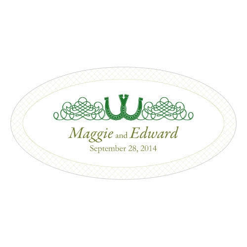 Luck Of The Irish Large Cling Classical Green
