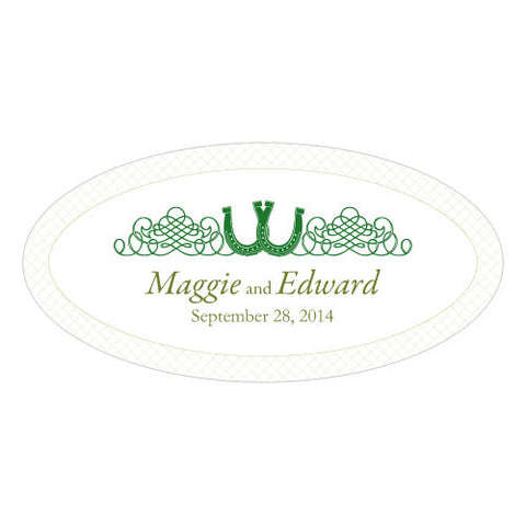 Luck Of The Irish Large Cling Classical Green
