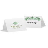 Luck Of The Irish Place Card With Fold Classical Green