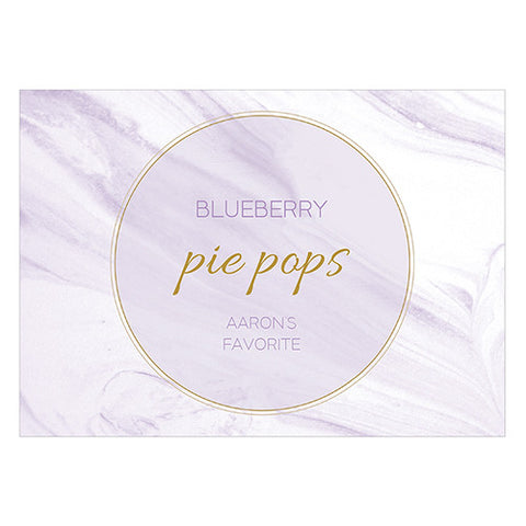 Geo Marble Large Card Table Signage Lavender
