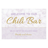 Geo Marble Welcome Poster Lavender