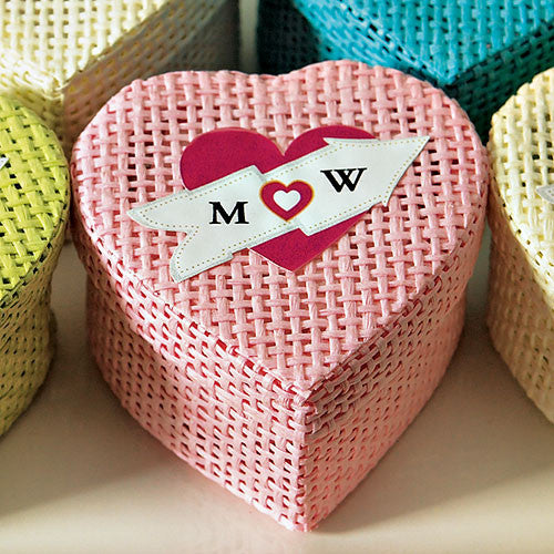 Heart Sticker for Woven Boxes