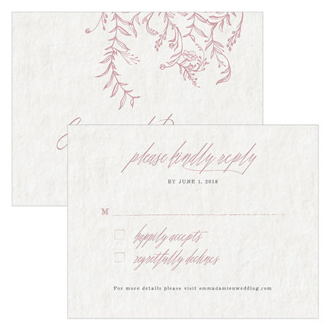 Modern Fairy Tale RSVP Vintage Pink