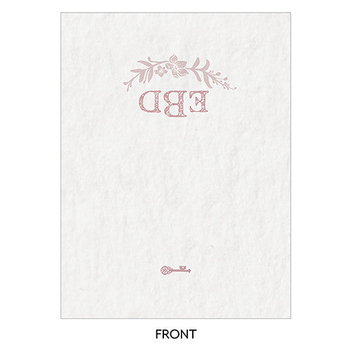 Modern Fairy Tale Place Card With Fold Vintage Pink