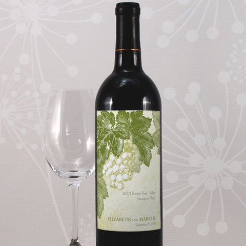 A Wine Romance Wine Label Willow Green