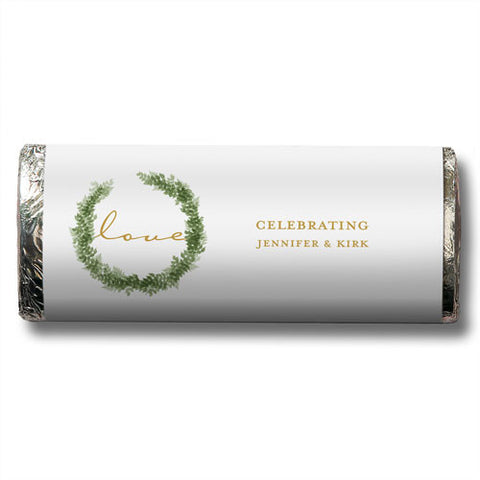 Love Wreath Nut Free Gourmet Milk Chocolate Bar