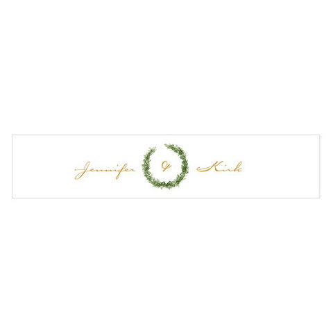 Love Wreath Water Bottle Label