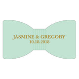 Celebration Bow Diecut Sticker Black
