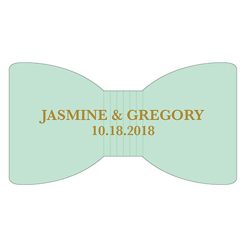 Celebration Bow Diecut Sticker Black