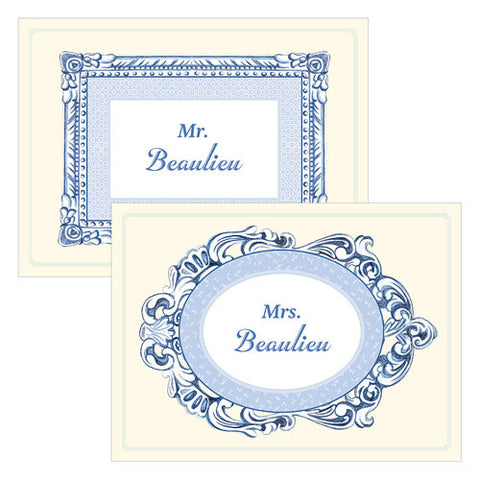 Vintage Romance Chair Signs Periwinkle