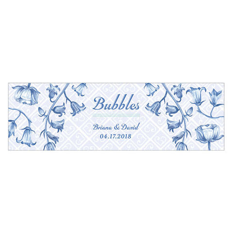 Vintage Romance Diecut Sticker Periwinkle