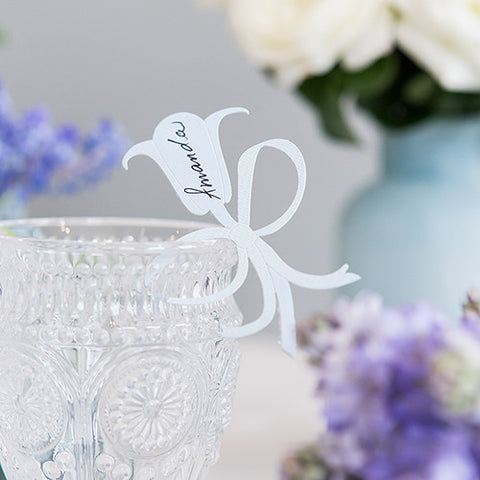 Laser Expressions Bluebell Die Cut Card Ivory