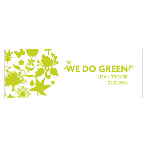 "We Do Green" Tag