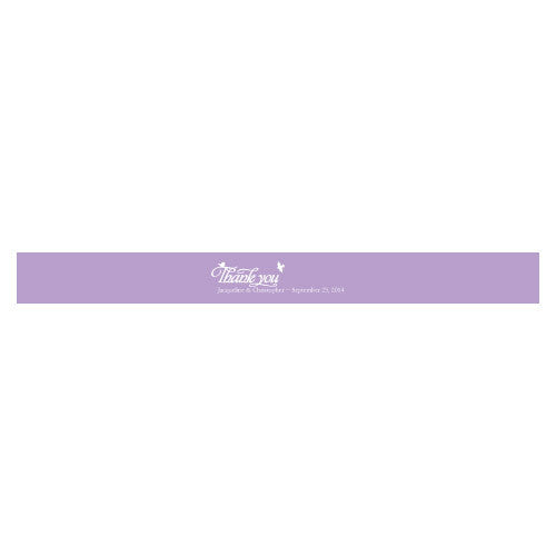 Love Bird Bottle Stopper Paper Ribbon with Sticker Lavender