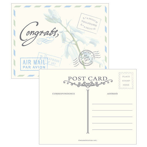 Garden "Well Wishing" Postcards Wildflower