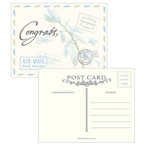 Garden "Well Wishing" Postcards Wildflower