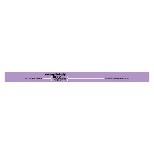 Completely In Love Paper Ribbon Lavender