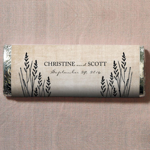 Rustic Country Nut Free Gourmet Milk Chocolate Bar Black