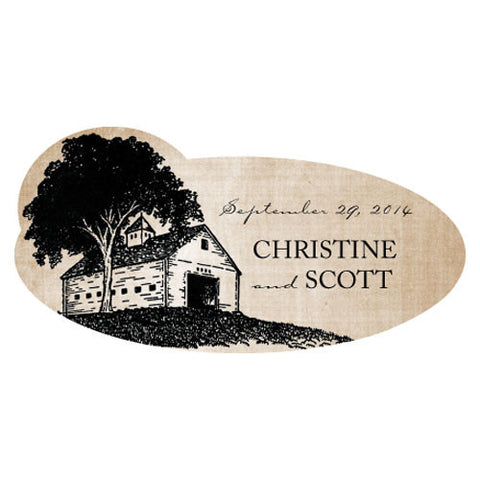 Rustic Country Small Cling Black