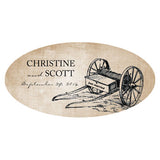 Rustic Country Large Cling Black