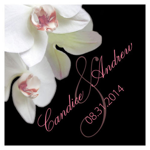 Classic Orchid Square Tag Pastel Pink