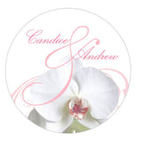 Classic Orchid Small Sticker Pastel Pink