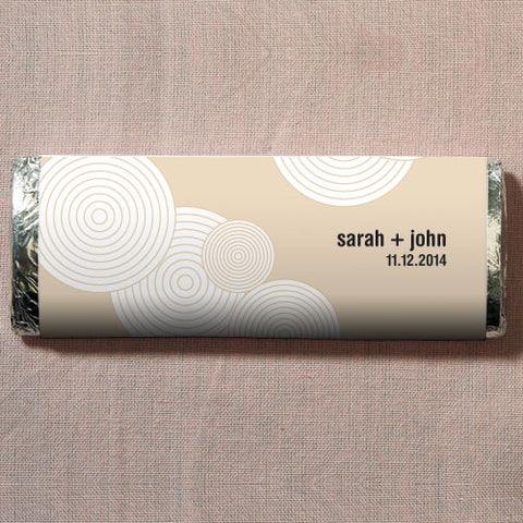 Retro Swirl Nut Free Gourmet Milk Chocolate Bar Lavender