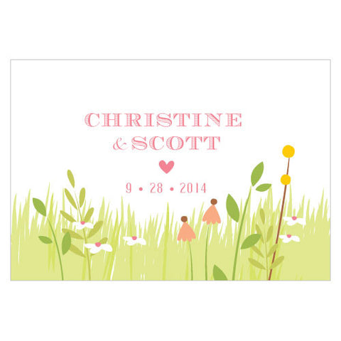 Homespun Charm Large Rectangular Tag Nature