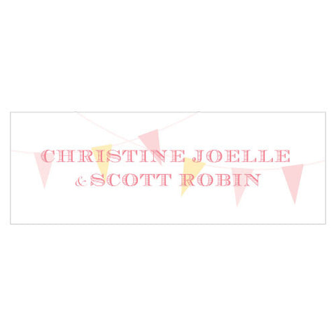 Homespun Charm Small Rectangular Tag Nature