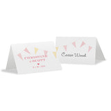 Homespun Charm Place Card With Fold Nature