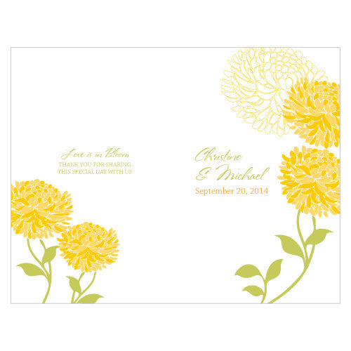 Zinnia Bloom Program Black