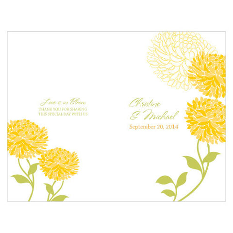 Zinnia Bloom Program Black