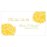 Zinnia Bloom Small Ticket Black