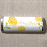 Zinnia Bloom Nut Free Gourmet Milk Chocolate Bar Black